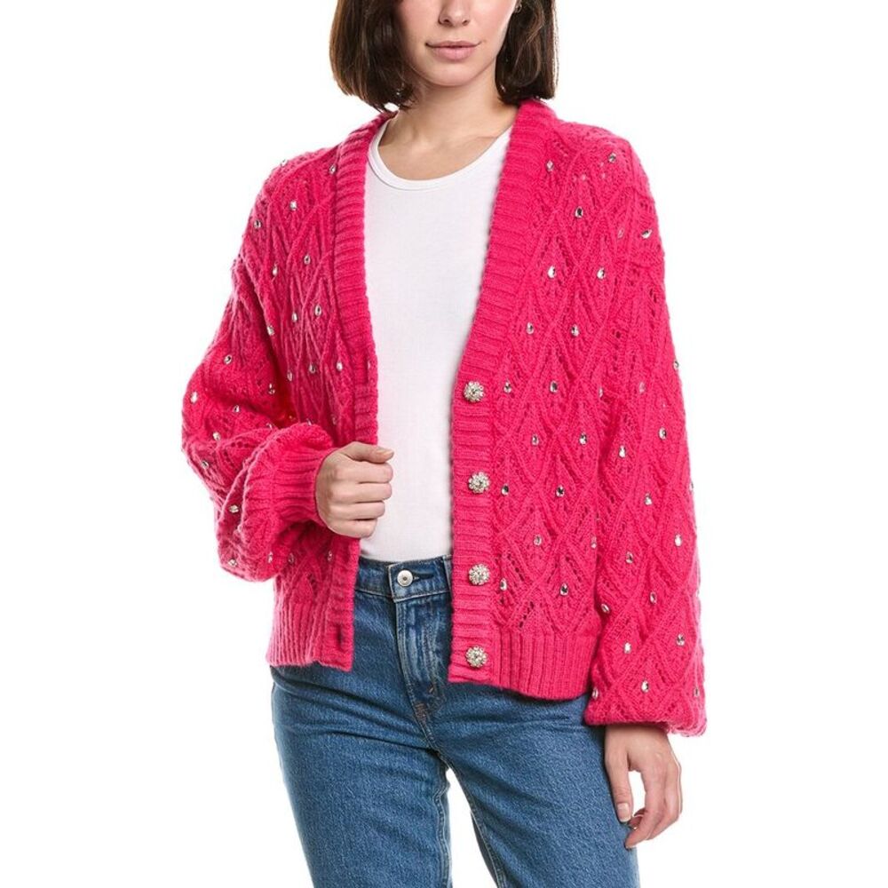 Farm Rio Womens Lace Knit Sweaters